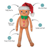 Fringe Studio Seasons Eatings! Plush Squeaker Christmas Dog Toy