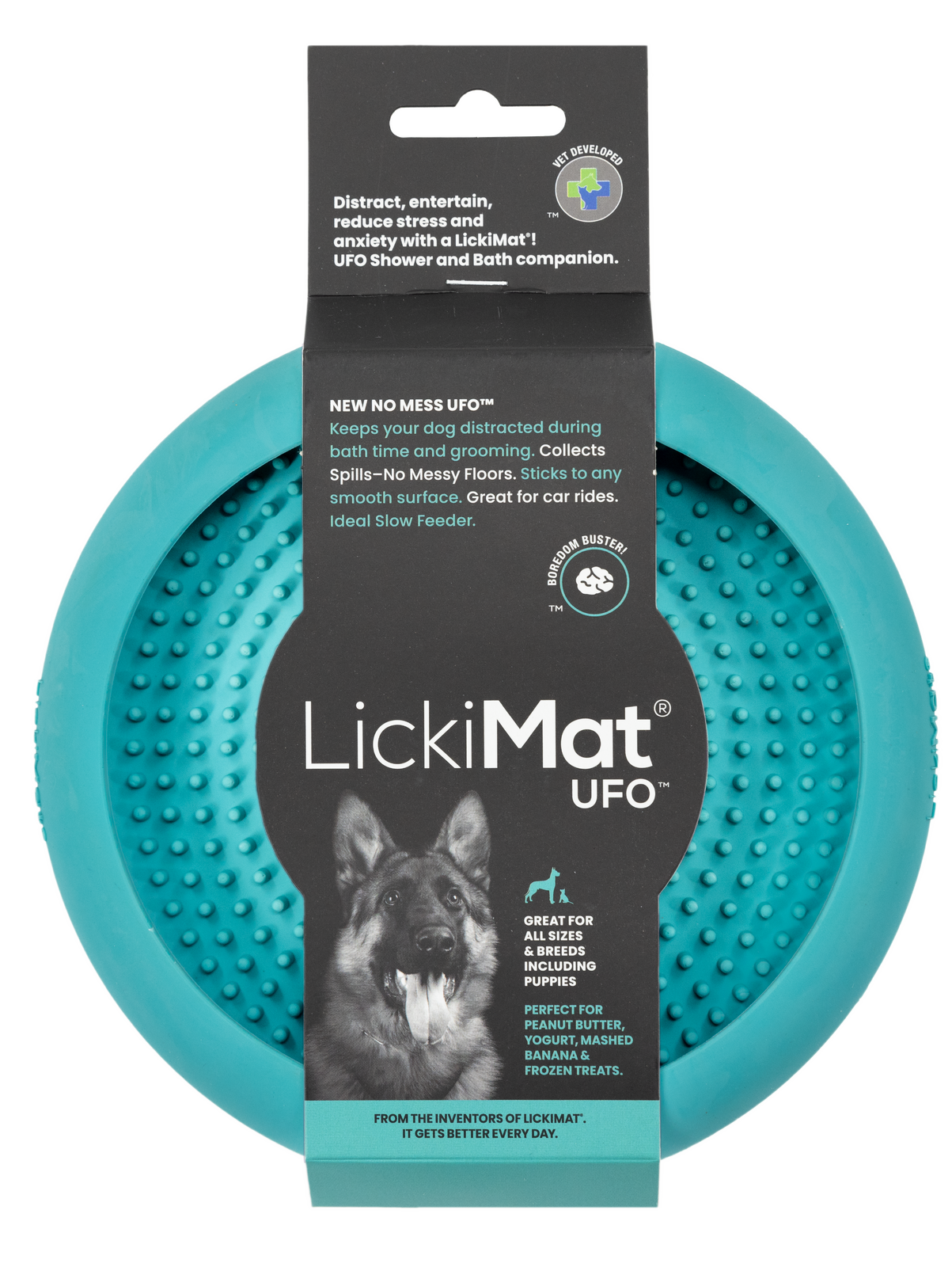 Silicone Dog Pet Lick Mat Pad Boredom Buster Slow Feeder Bath